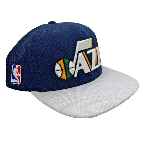 Utah Jazz Hat Cap 2015 Adidas NBA Draft Embroidered Adjustable Snapback OSFM - Picture 4 of 9